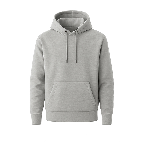 Basic Pullover Hoodie For Men and Women - Grey