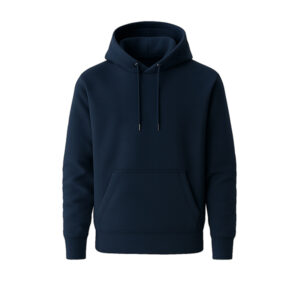 Basic Pullover Hoodie For Men and Women - Navy Blue